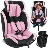 KIDIZ® Autokindersitz Kinderautositz Gruppe 1+2+3 9-36 kg 5-Punkt-Sicherheitsgurt, Autositz, Kindersitz, Einstellbare Kopfstütze