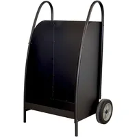 moebel-direkt-online Kaminholzwagen Metall  schwarz