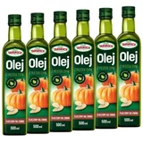 6x Kürbiskernöl 500ml kaltgepresst Kürbiskerne reines Öl Natürlich Premium