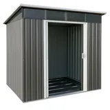 osoltus Gerätehaus osoltus Metall Gerätehaus Pultdach Geräteschuppen 238cm x 238cm 5,6m2