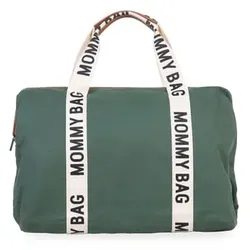 CHILDHOME Wickeltasche Mommy Bag Signatur Canvas grün