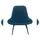 SalesFever Relaxsessel Toulon Samt 76 x 85 x 85,6 cm Blau