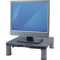 Fellowes Monitorständer Standard Tragkraft bis 27kg graphit Packung mit 4 Stück