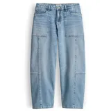 Opus Damen Jeans | Lolah Lively Barrel Jeans aus Dry Indigo® Mid Rise Light Lively Blue, 40 L28 - 40W / 28L