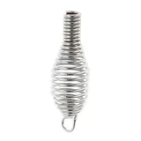 Dualoai BBQ Federgriff, Edelstahlgriff, Herd, Robuste Grill/Smoker/Grill/Ofen/Grubentürgriffe, Silber 13.2x1.9cm