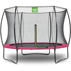 EXIT Trampolin Silhouette Ø 244 cm pink + Netz
