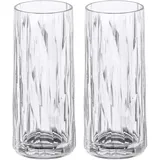 Koziol Club No. 3 Longdrinkglas Superglas 2er Set transparent