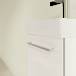 Villeroy & Boch Avento Waschtisch-Unterschrank A87600B4 34 x 51,4 x 20,2 cm, Anschlag links, 1 Tür, Crystal White