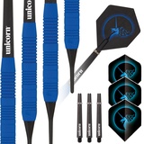 Unicorn Information System Core Plus Rubberised Blue Brass Soft Darts 16 g