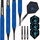 Unicorn Information System Core Plus Rubberised Blue Brass Soft Darts 16 g