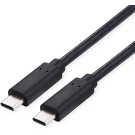Value USB 2.0 Kabel, C-C, ST/ST, 100W, schwarz, 1 m