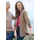 GOLDNER Langarm Melange-Cardigan beige 22