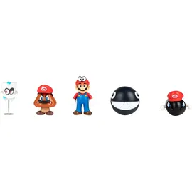 Jakks Pacific Super Mario Mario Odyssey 5er Pack, 6 cm