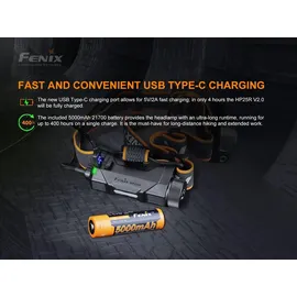 Fenix HP25R V2.0 Schwarz