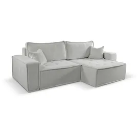 kaiser möbel Ecksofa L-förmiges Bohoo-Ecksofa mit Schlaffunktion beige