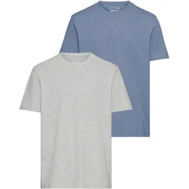 MAN'S WORLD Rundhalsshirt Blau XL