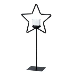 Eisen Windlicht Stern 50 cm