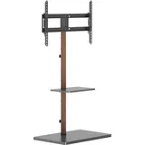 My Wall HP119L TV-Lowboard 94-190 cm Schwarz/Braun Holz