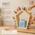 BABY VIVO Kinderregal Fünfeck aus Holz für Toniebox mit magnetischer Aufbewahrung für über 68 Tonies