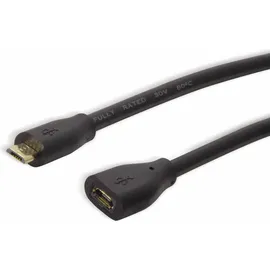 Logilink USB-Micro-B 0,5 m Schwarz