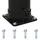 vidaXL Solardusche 214 cm 20 l schwarz 92309