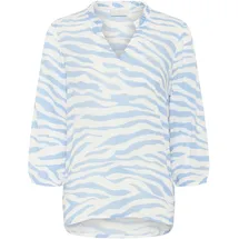 Kaffe Langarmbluse KAedita Blau 36