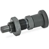 ganter norm Ganter Normelemente | Rastbolzen - GN 817-12-15-BK | Ohne Rastsperre | Stahl brüniert | Raststift gehärtet| 1 Stück