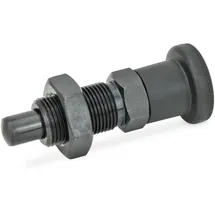 ganter norm Ganter Normelemente | Rastbolzen - GN 817-12-15-BK | Ohne Rastsperre | Stahl brüniert | Raststift gehärtet| 1 Stück