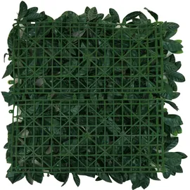 Mendler Sichtschutz Wandfliese HWC-L78 50 x 50 cm Grün Kunststoff 4 St.