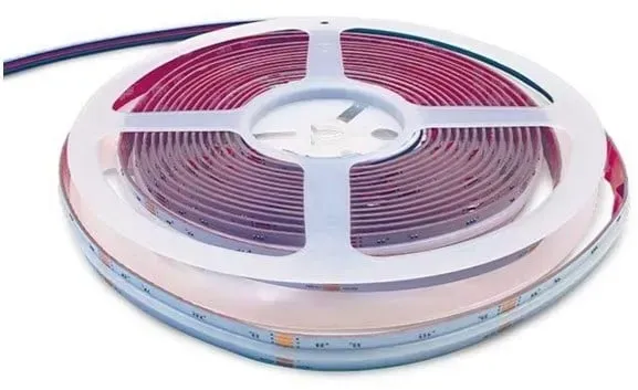 RGBW COB LED Strips - 24V - 16W - 620lm/m - RGB+3000K - CRI90+ - 5m - IP20