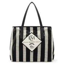 L.Credi Rima Shopper Polyester Black/White