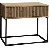 Möbel Boss Nachtschrank Marle 60 x 52 x 38,5 cm Beige