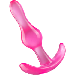 Curvy Anal Plug, 9 cm, pink