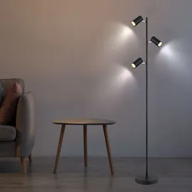 GLOBO Stehlampe 3-flg. 154,0 cm schwarz