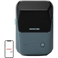 Niimbot B1 kabelloser Etikettendrucker (LakeBlue) - Blau