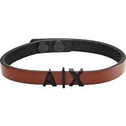 Armani Exchange Armband Leder, Edelstahl One Size Herren 
