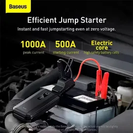 Baseus Super Energy Car Jump Starter 10000mAh (1000A USB schwarz