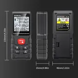 Elektronisches Lineal Mehrere Messmodi 50M Handheld-Laser-Entfernungsmesser Bau-Testwerkzeug