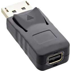 INLINE DisplayPort Adapter, DisplayPort Stecker auf mini DisplayPort Buchse, 4K