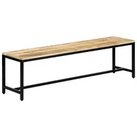 VidaXL Esszimmerbank 160 cm Massives Raues Mangoholz