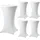Trutzholm Stehtischhusse Stretch Weiß Ø 80 cm 5er Set