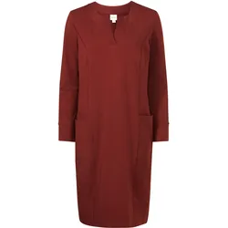 Baumwoll-Mix-Kleid, ziegel, 38