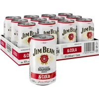 Jim Beam Bourbon & Cola 10% vol 12 x