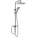 Schöner Wohnen Duschsystem Verina Wassersparend Mattschwarz