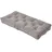 Homescapes Sitzkissen 100 x 48 cm grau 1 St.
