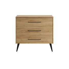 Pinio Kommode Retro ¦ holzfarben ¦ Maße (cm): B: 52,4 H: 92,2