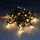 BUTLERS LED-Lichterkette wetterfest 4 m Schwarz