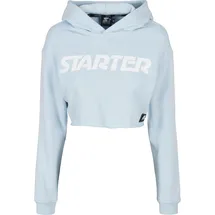 Starter Black Label Cropped Hoodie Ice Water Blue S