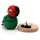 Dekoteam24 Rauchfigur, Mehrfarbig, Holz, 9.5x12.5x12 cm, Dekoration, Weihnachtsdekoration