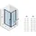 Riho Lucid Duschkabine mit Pendeltür 90 x 90 cm G005011121